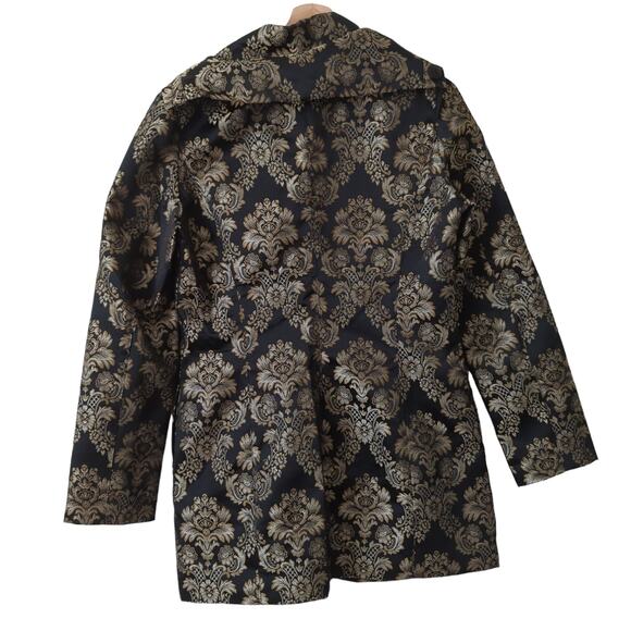 McClintock Collection Vintage Womens Tapestry Jacket Sz 12 Witchy Metallic Gold - Picture 2 of 9